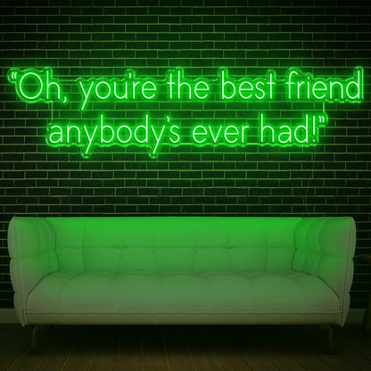 Purple Best Friend Ever Led Neon Sign For Home Cafe Studio Decor | Shineneon