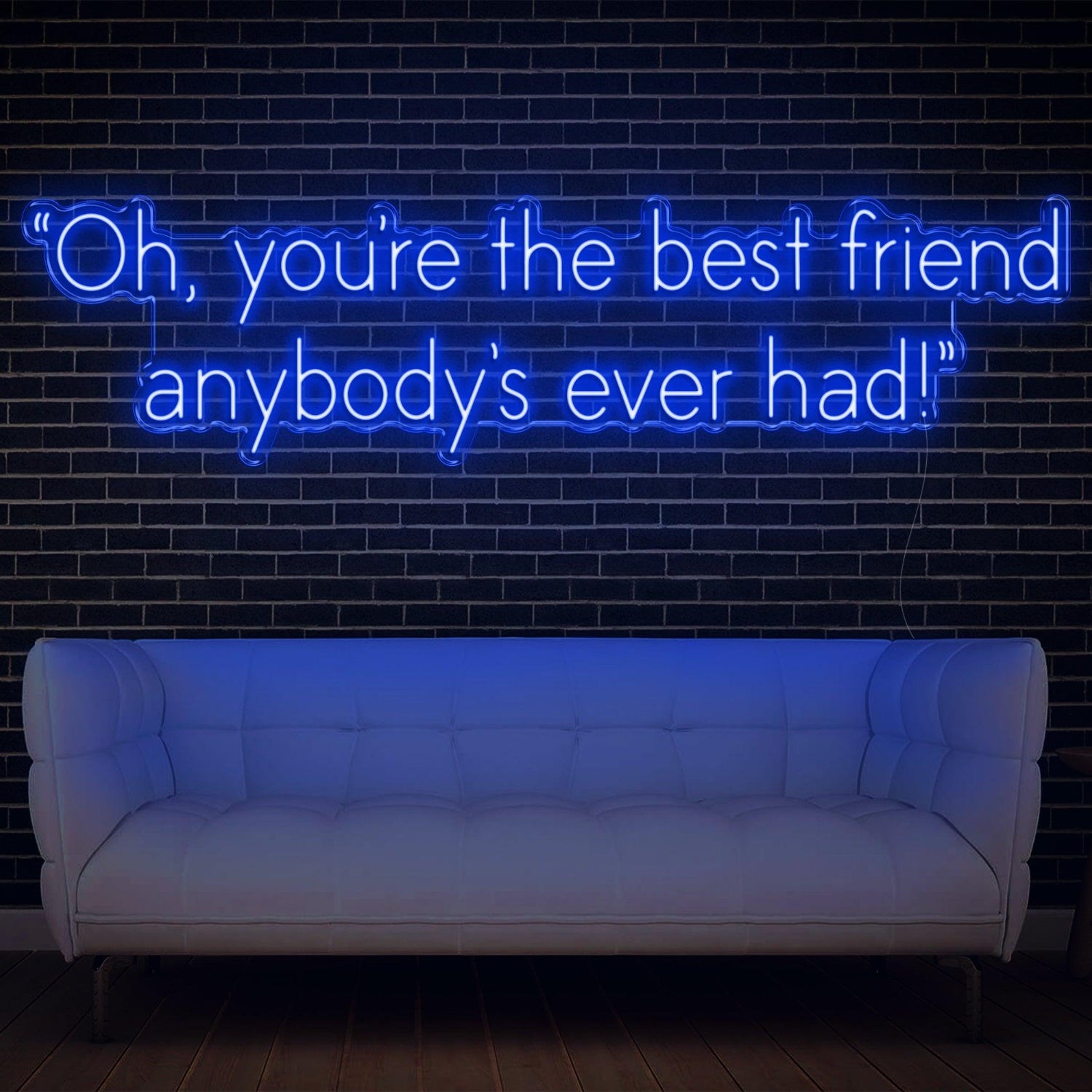 Purple Best Friend Ever Led Neon Sign For Home Cafe Studio Decor | Shineneon