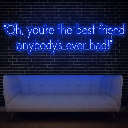 Purple Best Friend Ever Led Neon Sign For Home Cafe Studio Decor | Shineneon