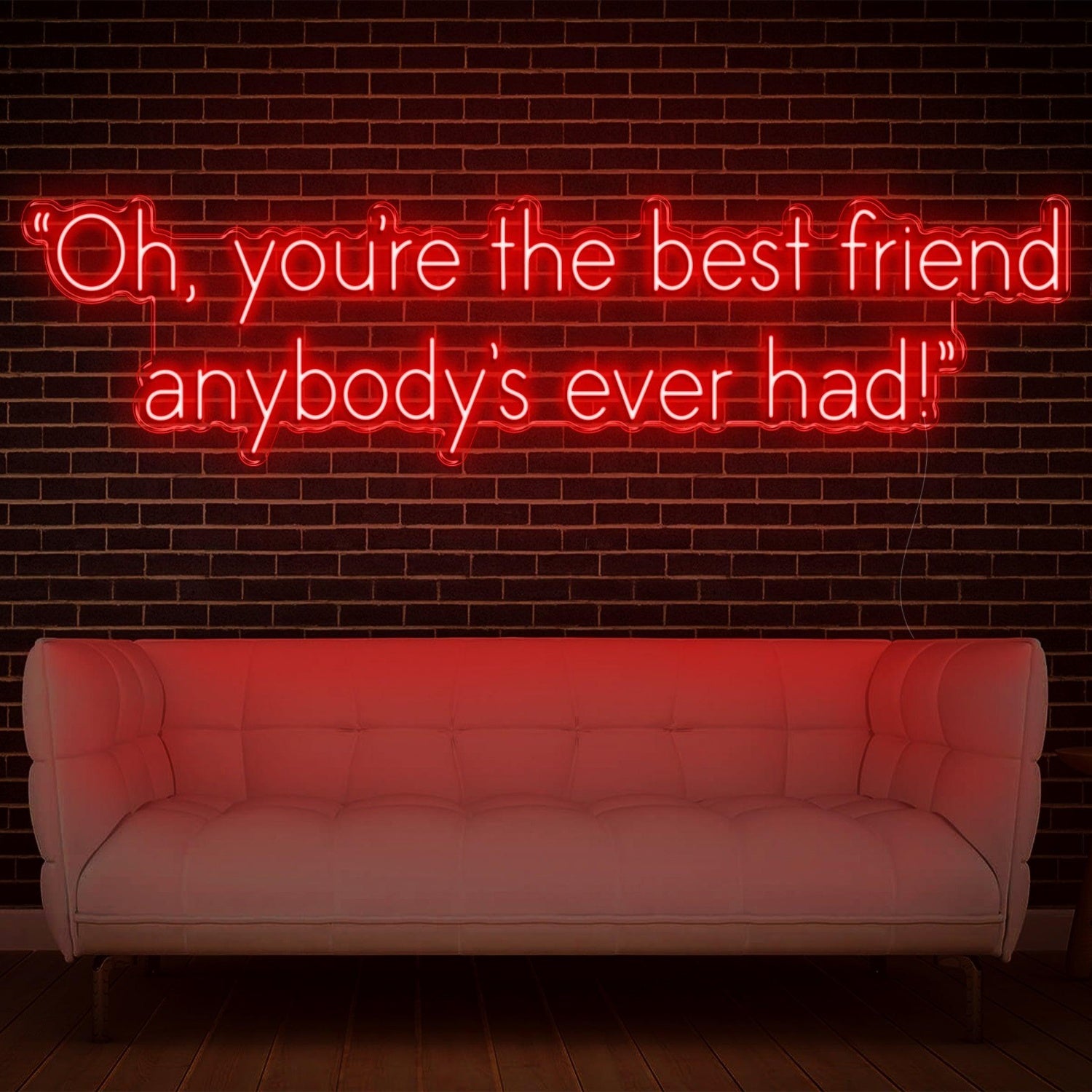 Purple Best Friend Ever Led Neon Sign For Home Cafe Studio Decor | Shineneon