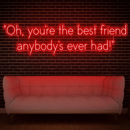 Purple Best Friend Ever Led Neon Sign For Home Cafe Studio Decor | Shineneon