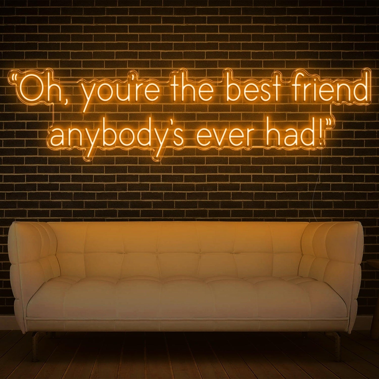Purple Best Friend Ever Led Neon Sign For Home Cafe Studio Decor | Shineneon