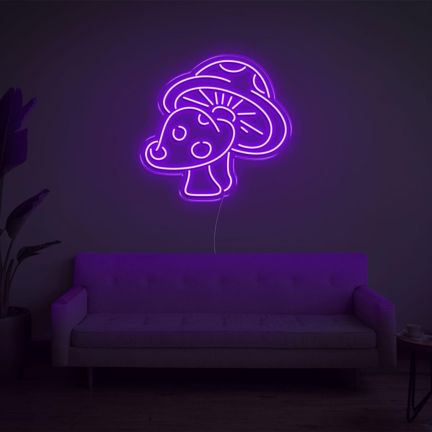 Purple Cartoon Mushroom Led Neon Sign For Indoor Wall Decor | Shineneon