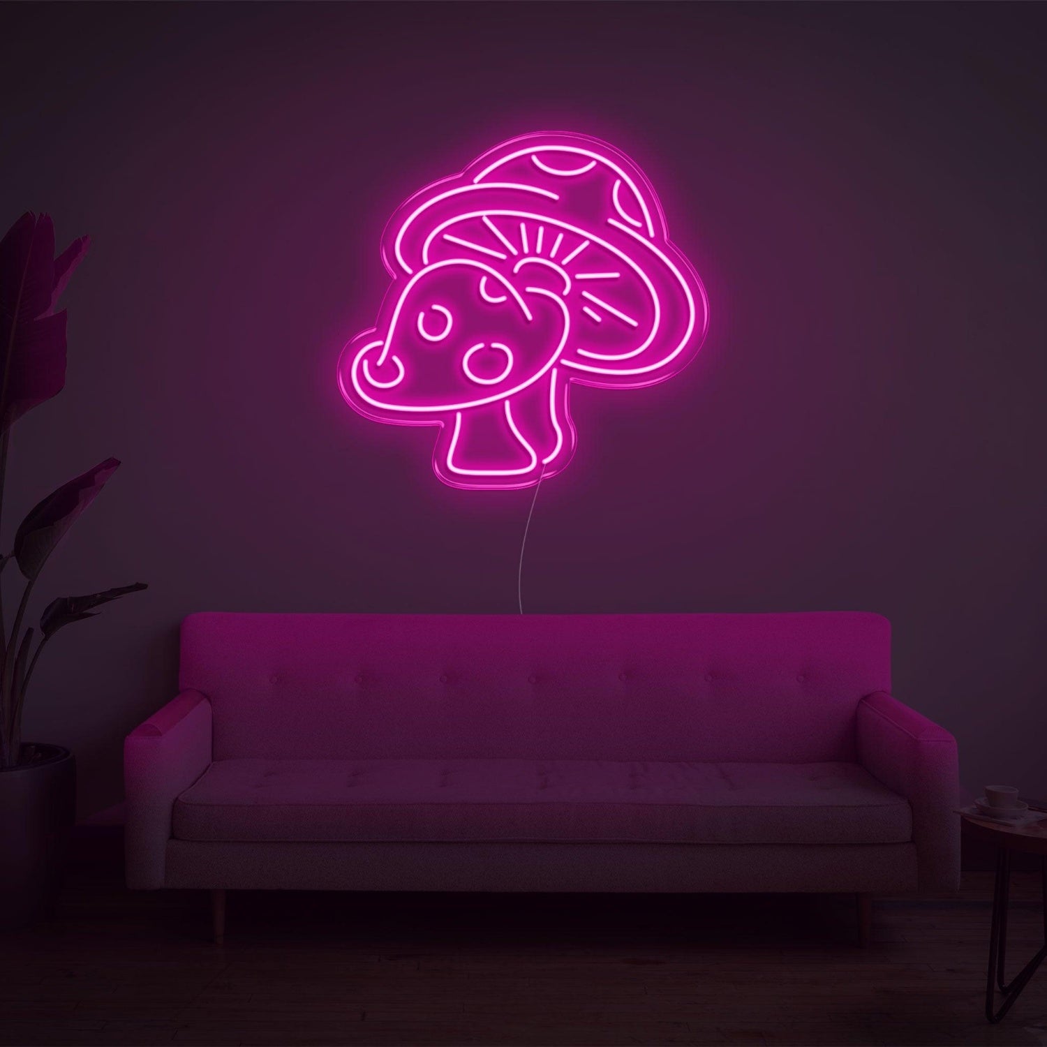 Purple Cartoon Mushroom Led Neon Sign For Indoor Wall Decor | Shineneon