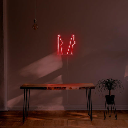 Purple Corset Silhouette Led Neon Sign For Modern Home Decor | Shineneon
