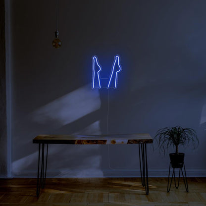 Purple Corset Silhouette Led Neon Sign For Modern Home Decor | Shineneon