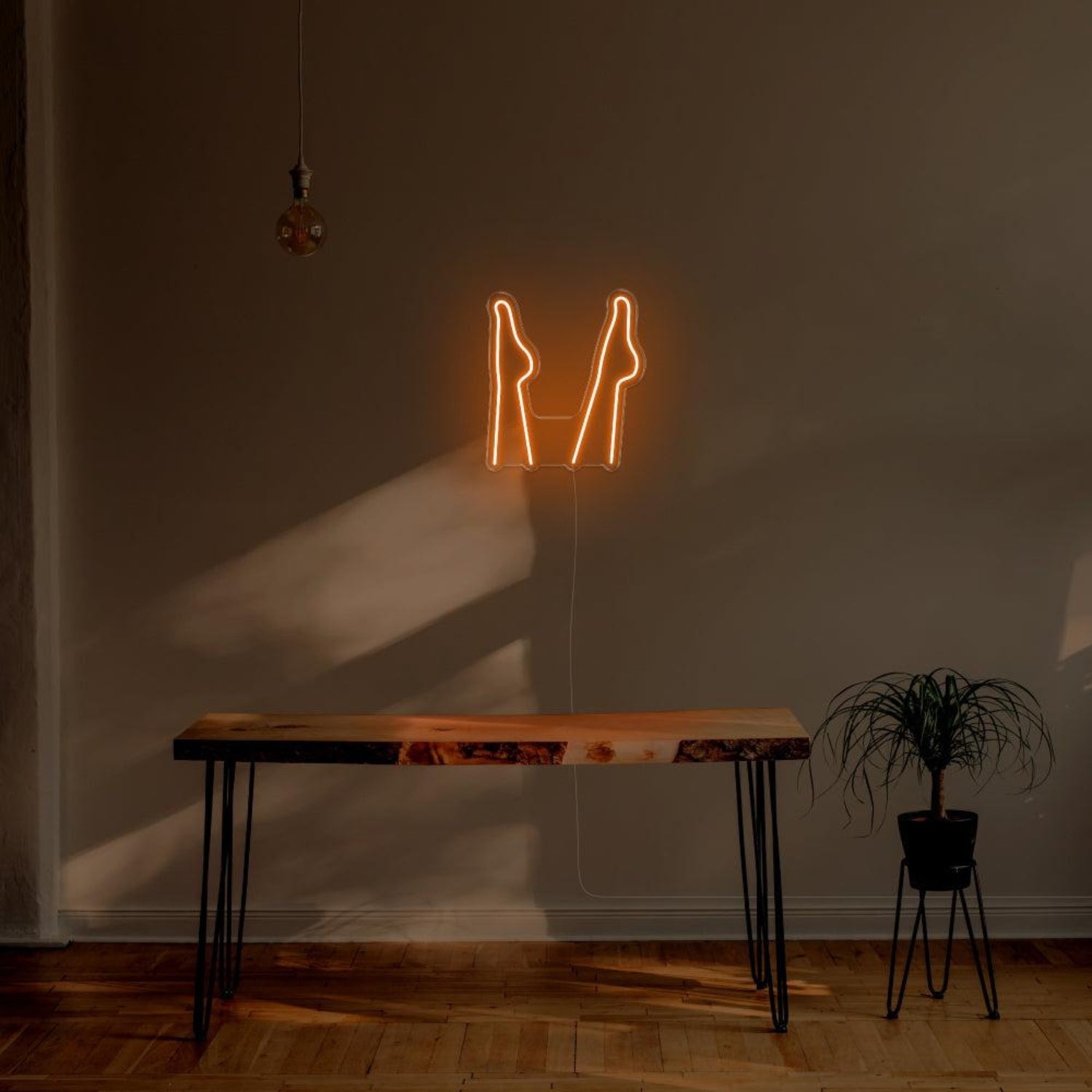 Purple Corset Silhouette Led Neon Sign For Modern Home Decor | Shineneon