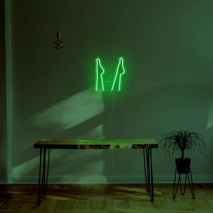 Purple Corset Silhouette Led Neon Sign For Modern Home Decor | Shineneon