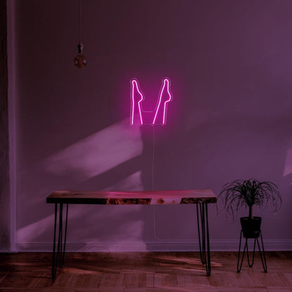 Purple Corset Silhouette Led Neon Sign For Modern Home Decor | Shineneon