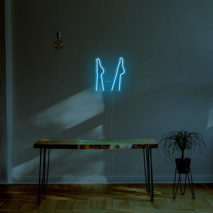 Purple Corset Silhouette Led Neon Sign For Modern Home Decor | Shineneon