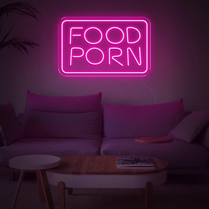 Purple Food Porn Led Neon Sign For Home And Cafe Decor | Shineneon