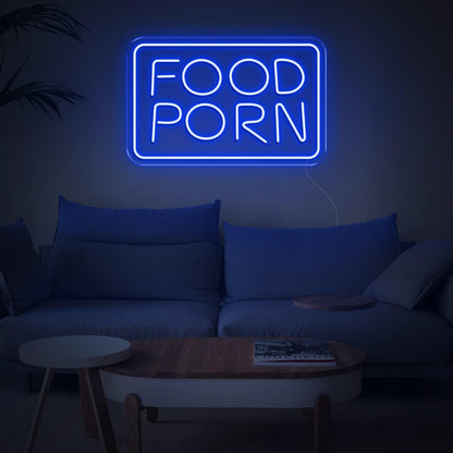 Purple Food Porn Led Neon Sign For Home And Cafe Decor | Shineneon
