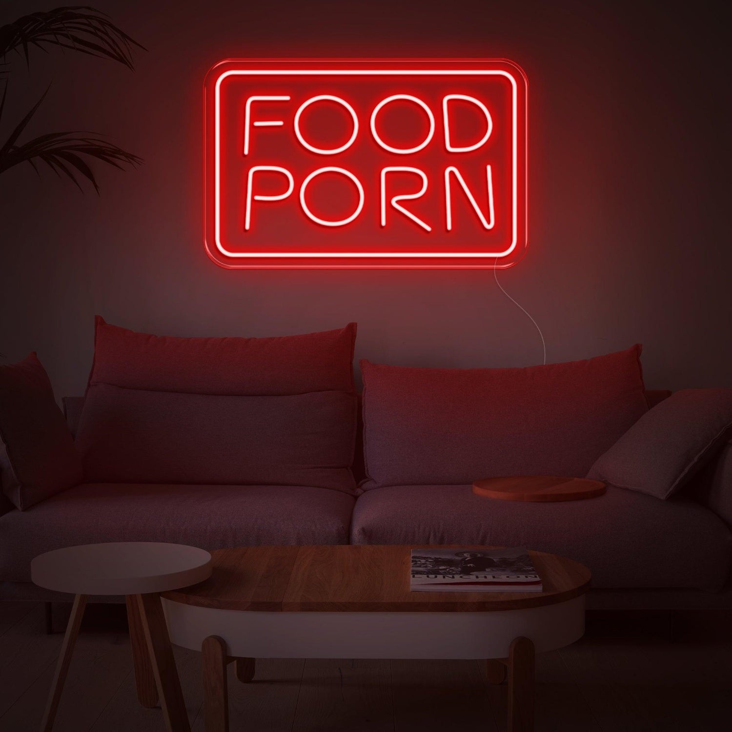 Purple Food Porn Led Neon Sign For Home And Cafe Decor | Shineneon