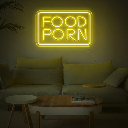 Purple Food Porn Led Neon Sign For Home And Cafe Decor | Shineneon