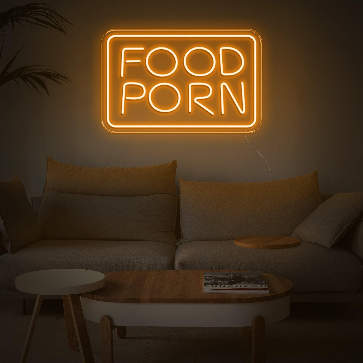 Purple Food Porn Led Neon Sign For Home And Cafe Decor | Shineneon