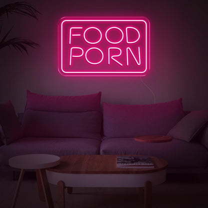 Purple Food Porn Led Neon Sign For Home And Cafe Decor | Shineneon
