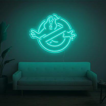 Purple Ghostbusters Logo Led Neon Sign For Modern Room Decor | Shineneon
