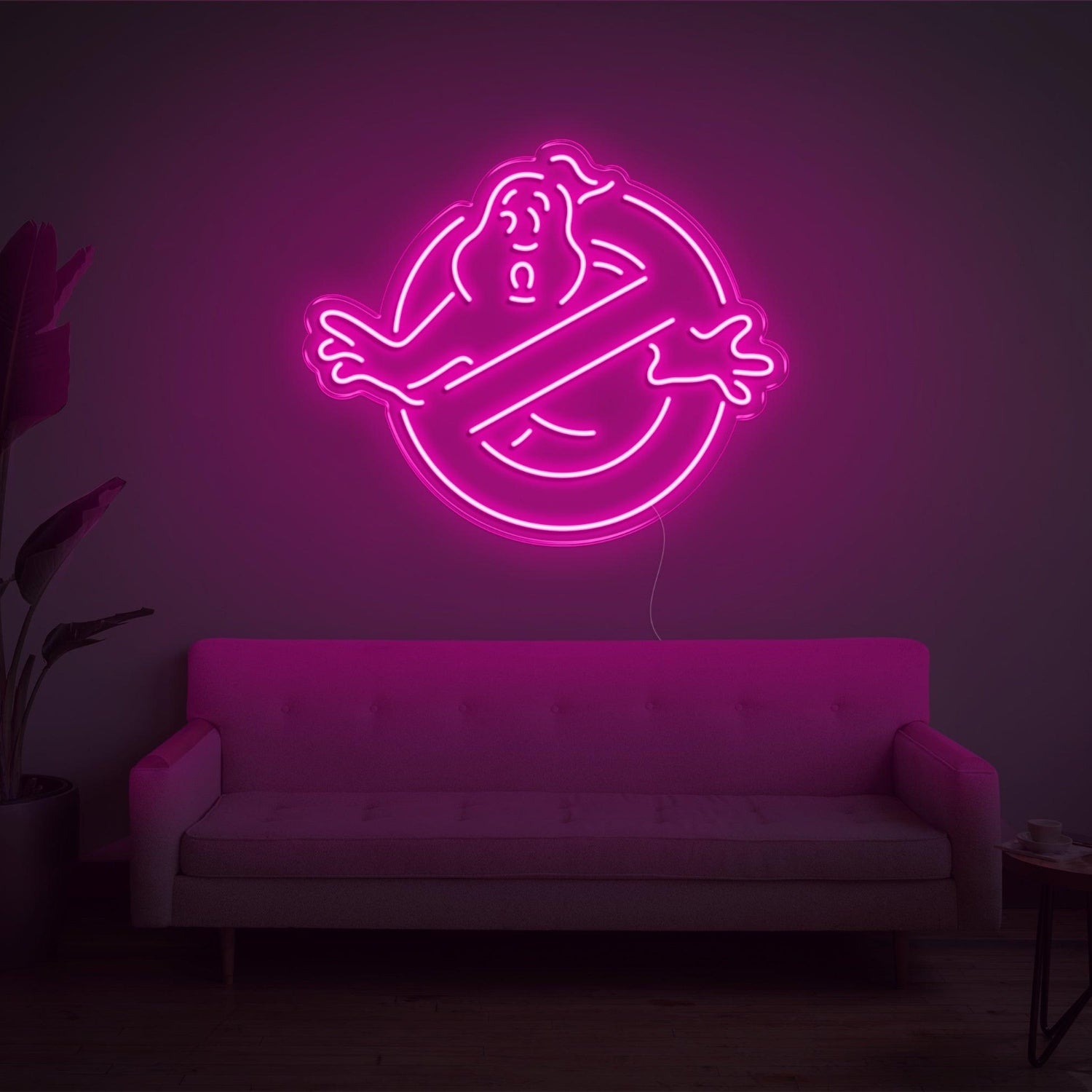 Purple Ghostbusters Logo Led Neon Sign For Modern Room Decor | Shineneon