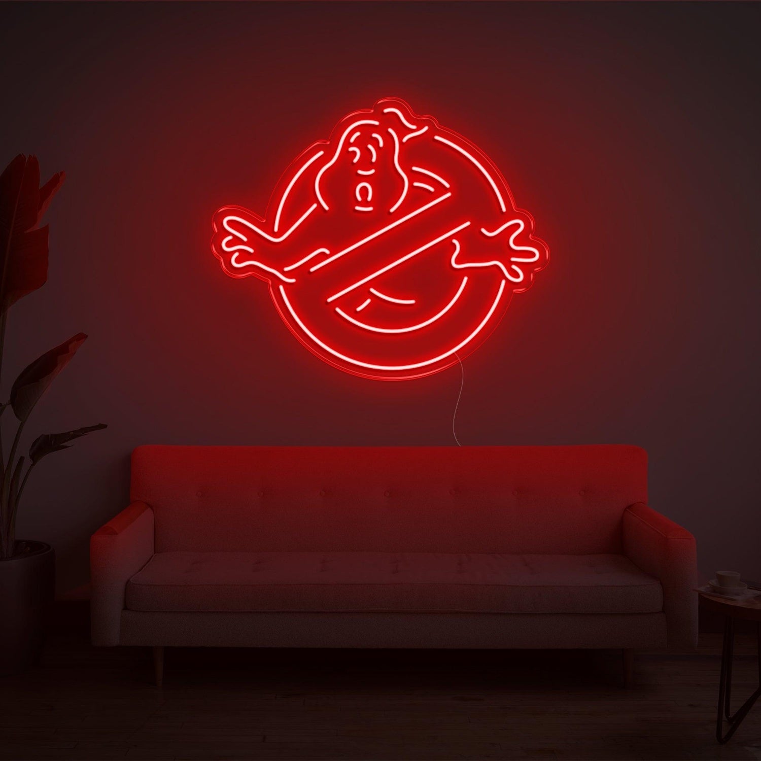 Purple Ghostbusters Logo Led Neon Sign For Modern Room Decor | Shineneon