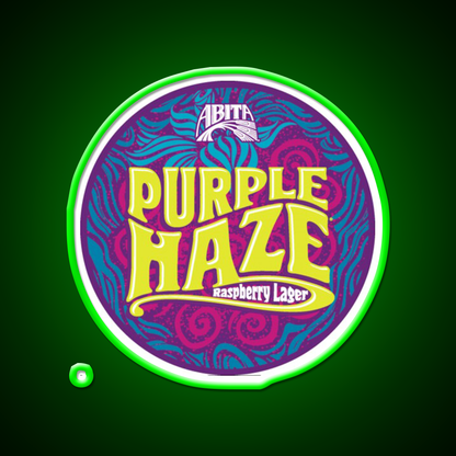 Purple Haze Ipa Logo Beer Bar Decor Led Neon Sign Rgb Color - LED neon sign view 8