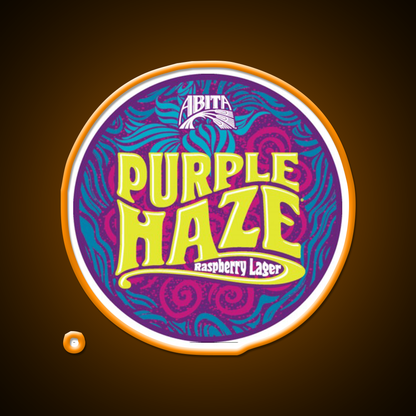 Purple Haze Ipa Logo Beer Bar Decor Led Neon Sign Rgb Color - LED neon sign view 6