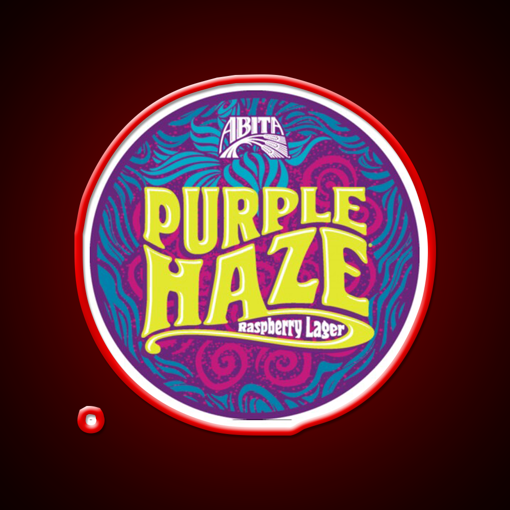 Purple Haze Ipa Logo Beer Bar Decor Led Neon Sign Rgb Color - LED neon sign view 10