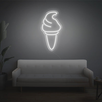 Purple Ice Cream Led Neon Sign For Home Cafe Decor | Shineneon