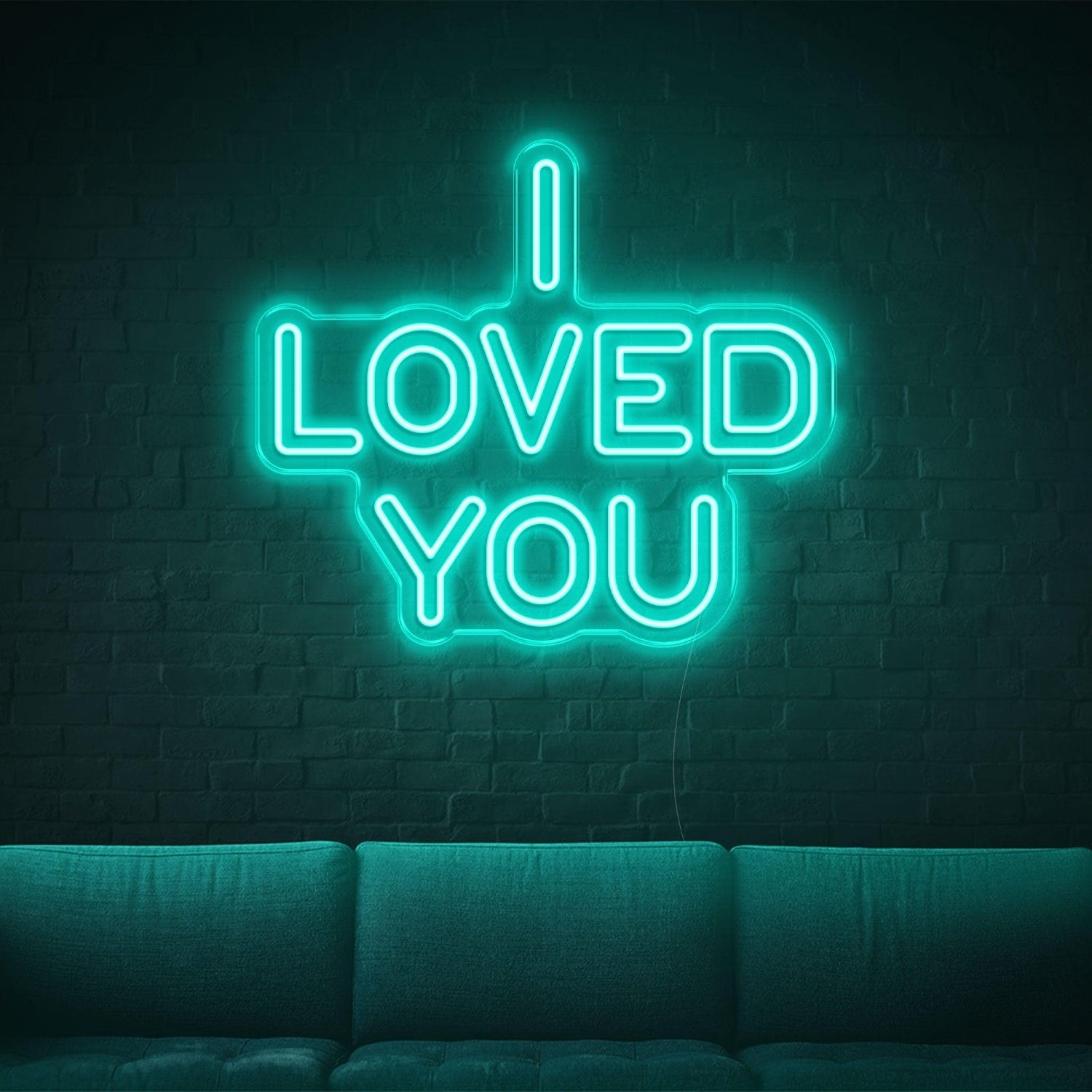 Purple Modern I Loved You Led Neon Sign For Home Cafe Bar Decor | Shineneon