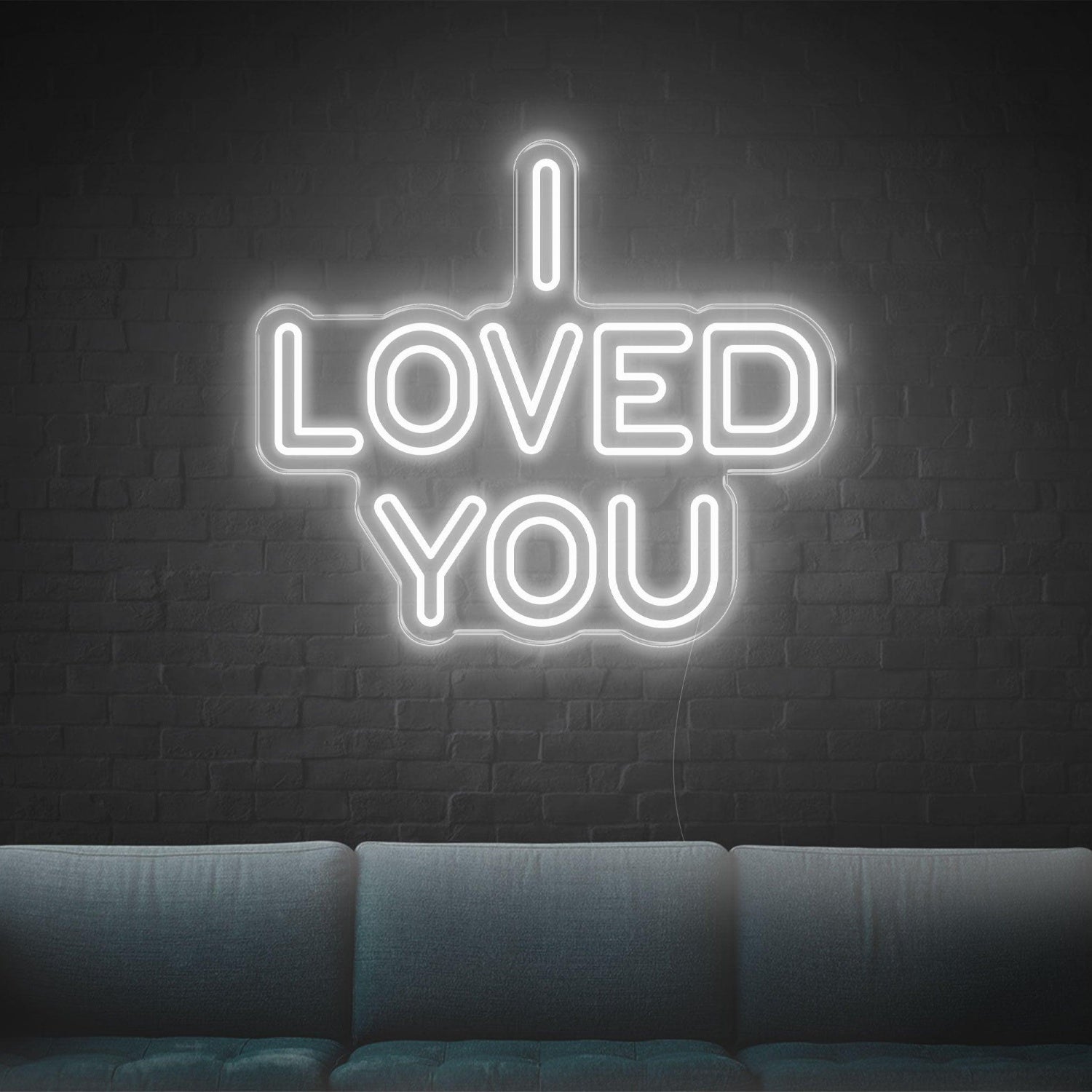 Purple Modern I Loved You Led Neon Sign For Home Cafe Bar Decor | Shineneon