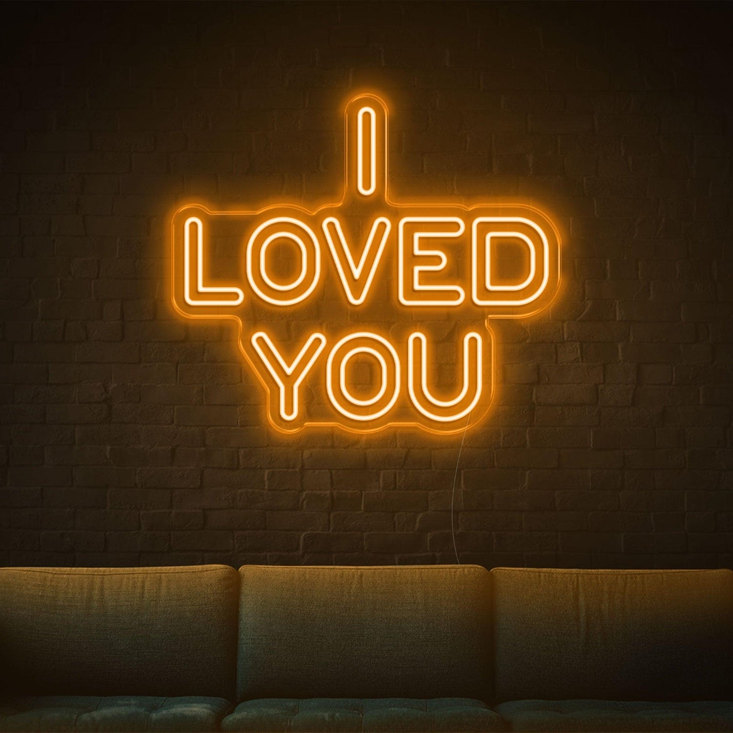Purple Modern I Loved You Led Neon Sign For Home Cafe Bar Decor | Shineneon