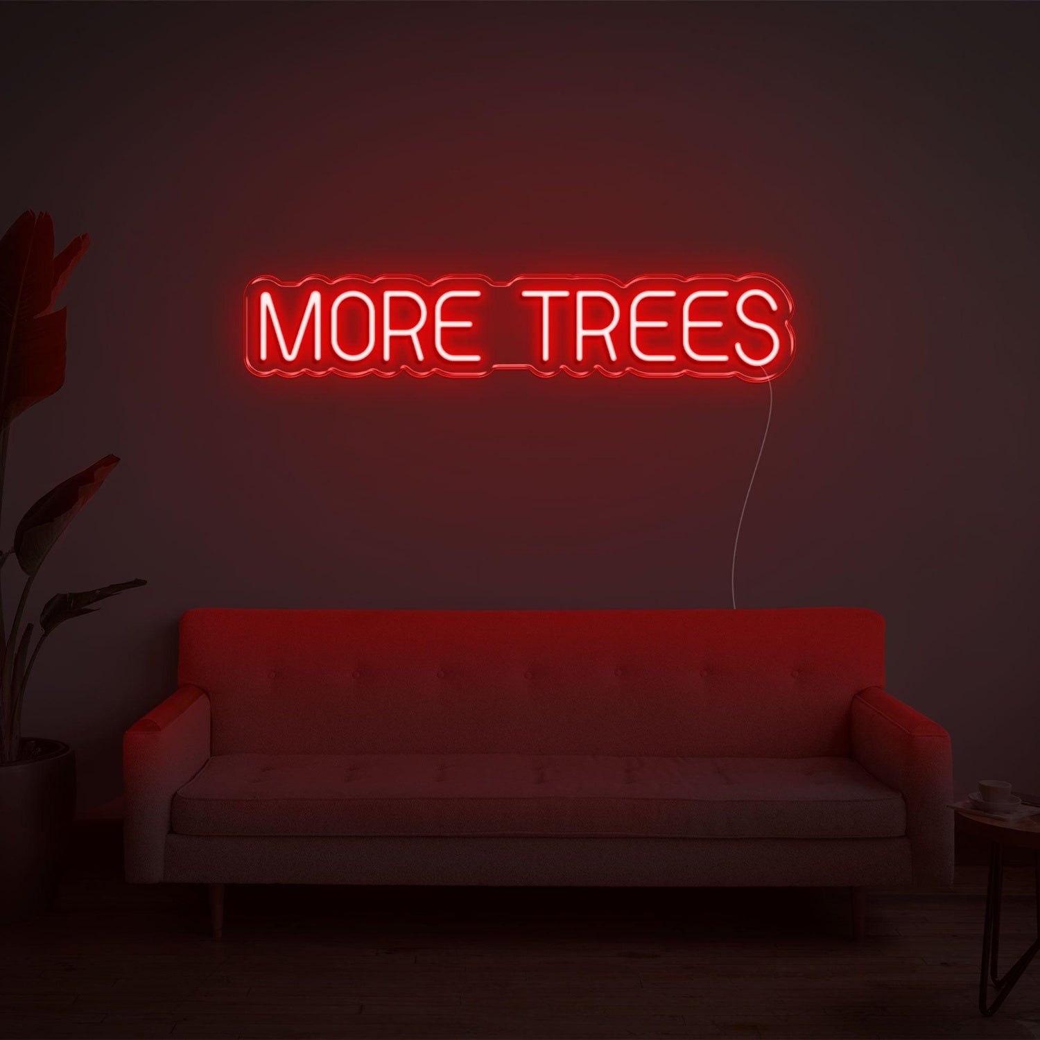 Purple More Trees Led Neon Sign For Indoor Wall Decor | Shineneon