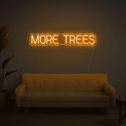 Purple More Trees Led Neon Sign For Indoor Wall Decor | Shineneon