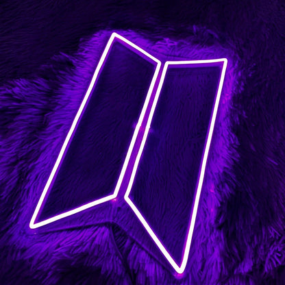 Purple Open Door Led Neon Sign For Bar Nightclub Decor | Shineneon