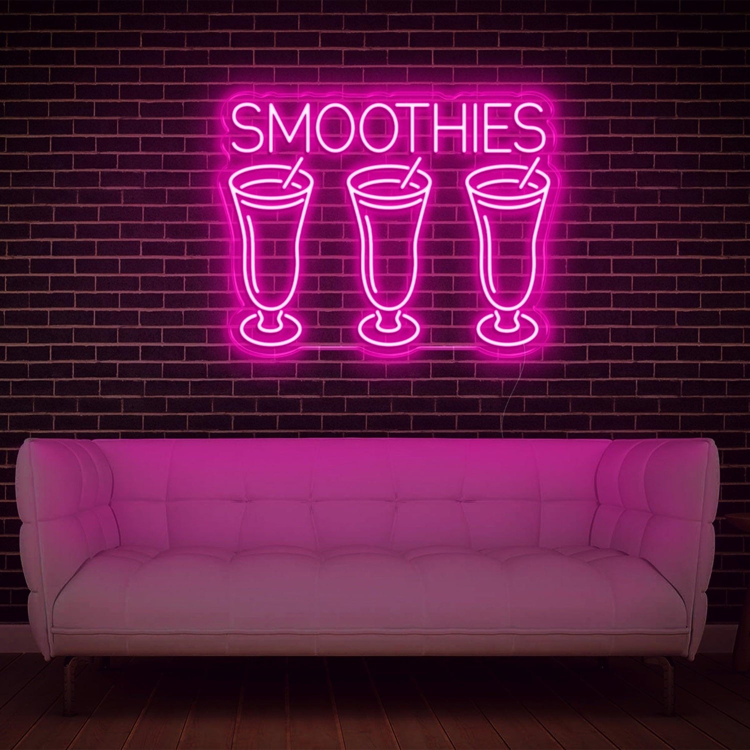 Purple Smoothies Drinks Led Neon Sign For Cafe Home Decor | Shineneon