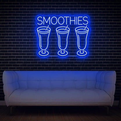 Purple Smoothies Drinks Led Neon Sign For Cafe Home Decor | Shineneon
