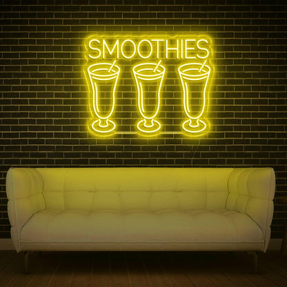 Purple Smoothies Drinks Led Neon Sign For Cafe Home Decor | Shineneon