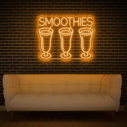 Purple Smoothies Drinks Led Neon Sign For Cafe Home Decor | Shineneon