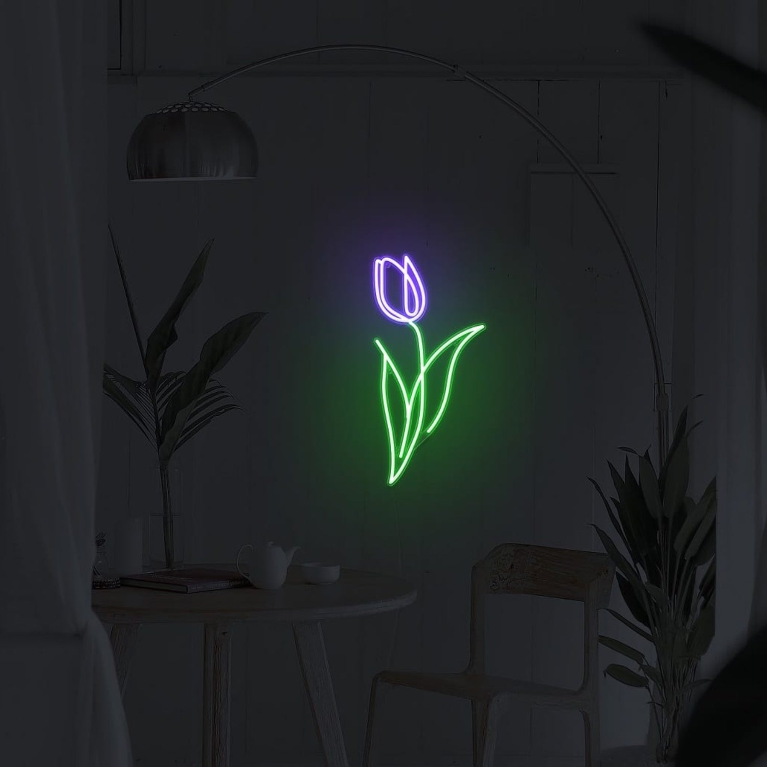 Purple Tulip Led Neon Sign Wall Art | Shineneon