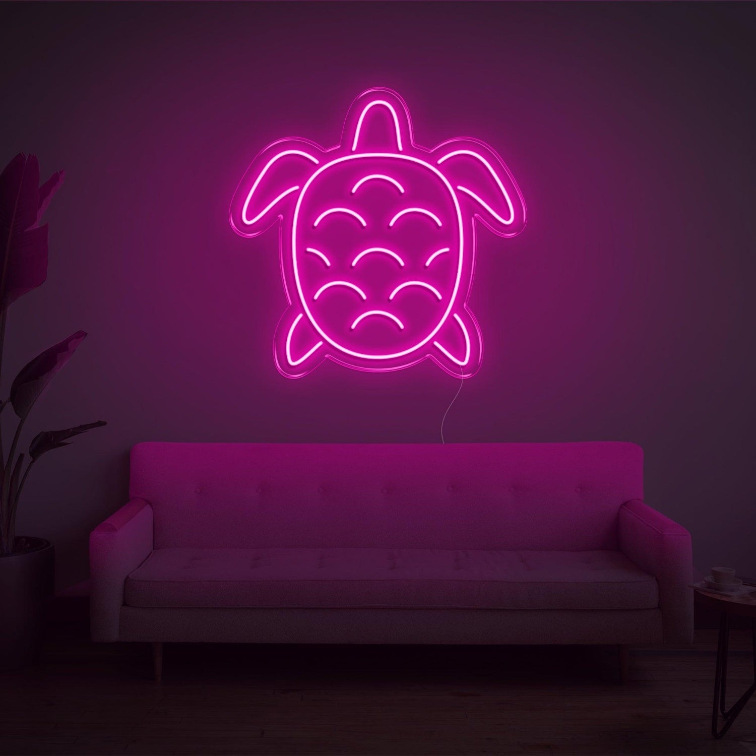 Purple Turtle Led Neon Sign For Modern Home Cafe Decor | Shineneon