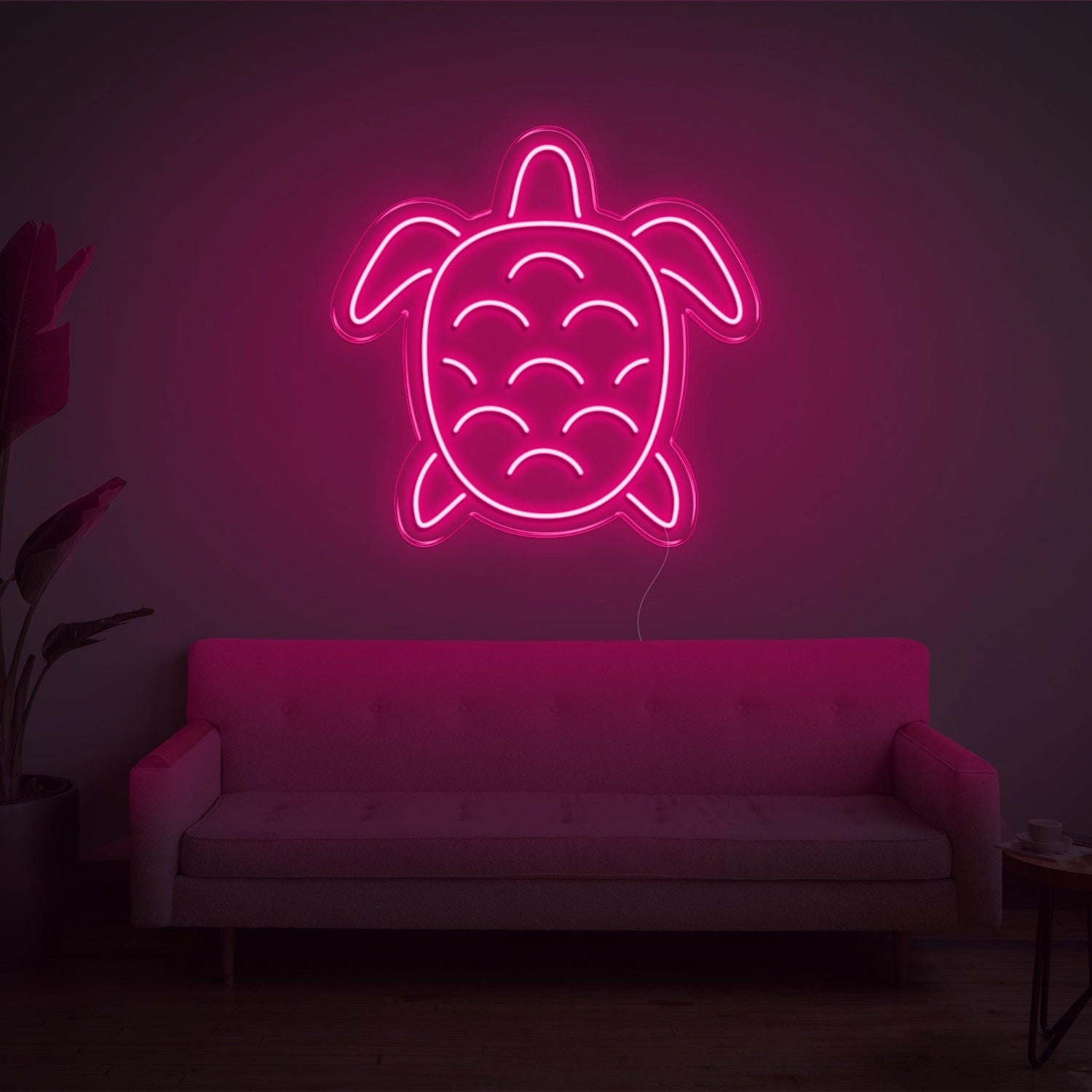 Purple Turtle Led Neon Sign For Modern Home Cafe Decor | Shineneon