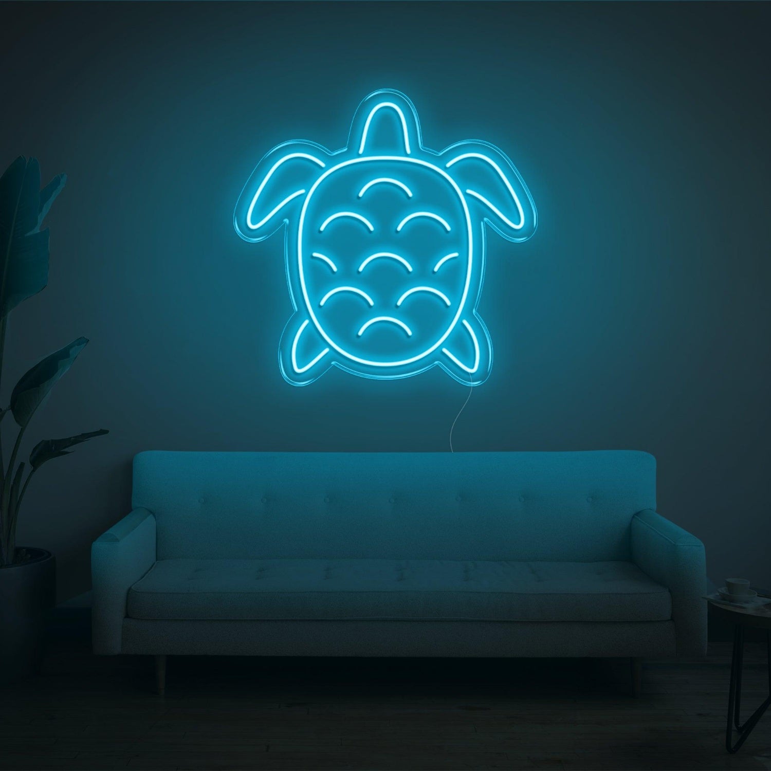 Purple Turtle Led Neon Sign For Modern Home Cafe Decor | Shineneon