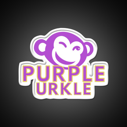 Purple Urkle Hemp Inspired Green Leaf Led Neon Sign Rgb Color - LED neon sign view 11