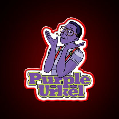 Purple Urkle Summer Hemp Inspired Green Leaf Led Neon Sign Rgb Color - Shineneon