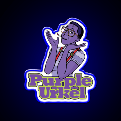 Purple Urkle Summer Hemp Inspired Green Leaf Led Neon Sign Rgb Color - Shineneon