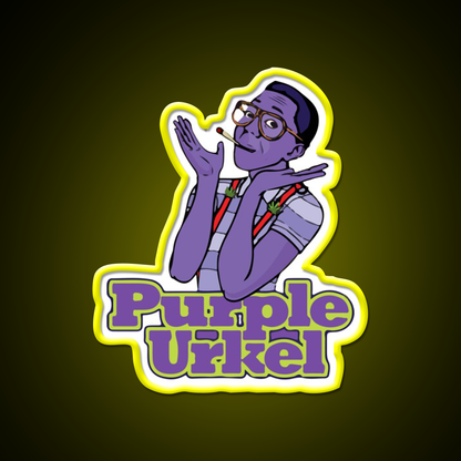 Purple Urkle Summer Hemp Inspired Green Leaf Led Neon Sign Rgb Color - LED neon sign view 7