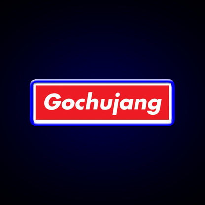 Put Some Gochujang On It Saying Led Neon Sign Chinese Food Rgb Color