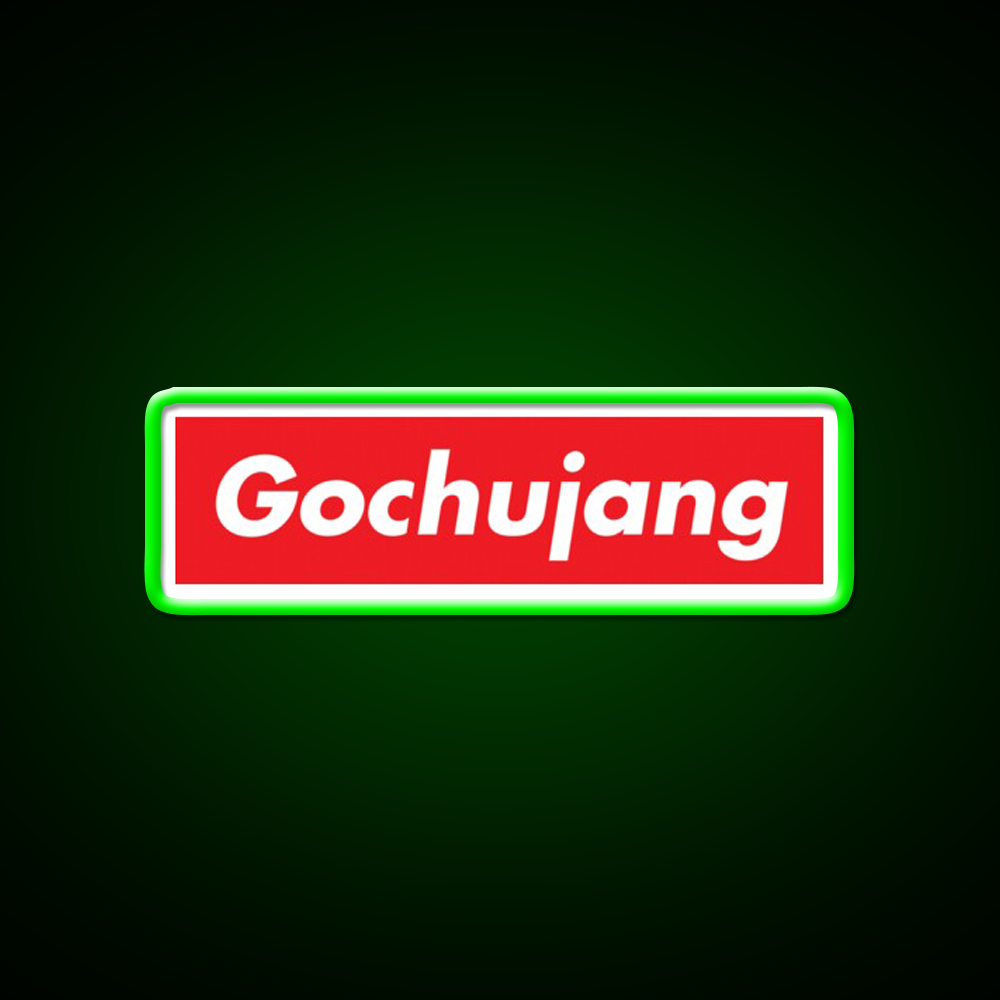 Put Some Gochujang On It Saying Led Neon Sign Chinese Food Rgb Color