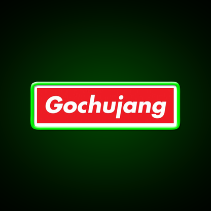 Put Some Gochujang On It Saying Led Neon Sign Chinese Food Rgb Color