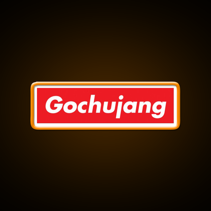 Put Some Gochujang On It Saying Led Neon Sign Chinese Food Rgb Color