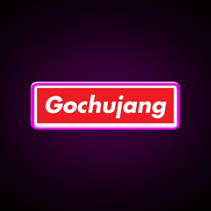 Put Some Gochujang On It Saying Led Neon Sign Chinese Food Rgb Color